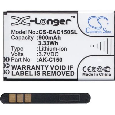 CAMERON SINO Alcatel OT-2053D CAMERON SINO Li-Ion akku 3.7V/900mAh, Emporia AK-C150 kompatibilis, FEKETE CAMERON SINO Alcatel OT-2053D CAMERON SINO Li-Ion akku 3.7V/900mAh, Emporia AK-C150 kompatibilis, FEKETE