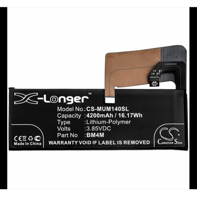 CAMERON SINO Xiaomi MI 10 Pro 5G CAMERON SINO Li-Polymer akku 3.85V/4200mAh, Xiaomi BM4M kompatibilis, FEKETE CAMERON SINO Xiaomi MI 10 Pro 5G CAMERON SINO Li-Polymer akku 3.85V/4200mAh, Xiaomi BM4M kompatibilis, FEKETE
