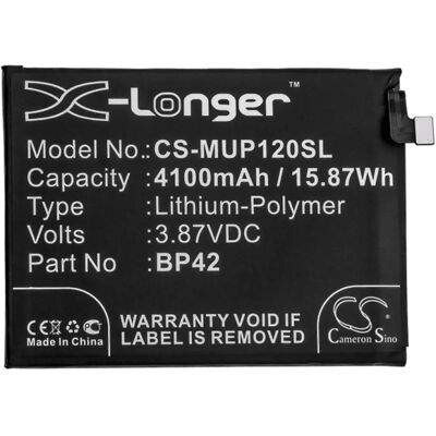 CAMERON SINO Xiaomi 11 Lite 5G NE CAMERON SINO Li-Polymer akku 3.87V/4100mAh, Xiaomi BP42 kompatibilis, FEKETE CAMERON SINO Xiaomi 11 Lite 5G NE CAMERON SINO Li-Polymer akku 3.87V/4100mAh, Xiaomi BP42 kompatibilis, FEKETE