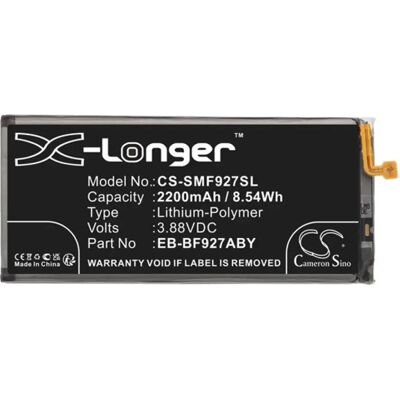 CAMERON SINO Samsung Z Fold3 5G CAMERON SINO Li-Polymer akku 3.88V/2200mAh, main, FEKETE CAMERON SINO Samsung Z Fold3 5G CAMERON SINO Li-Polymer akku 3.88V/2200mAh, main, FEKETE