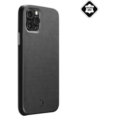 Cellular Line iPhone 12 Pro Max CELLULARLINE ELITE műanyag telefonvédő mikrofiber belső, valódi bőr hátlap, FEKETE Cellular Line iPhone 12 Pro Max CELLULARLINE ELITE műanyag telefonvédő mikrofiber belső, valódi bőr hátlap, FEKETE