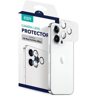 ESR iPhone 14 Pro Max kameravédő üveg 3db ütésállóság, 9H, FEKETE ESR iPhone 14 Pro Max kameravédő üveg 3db ütésállóság, 9H, FEKETE