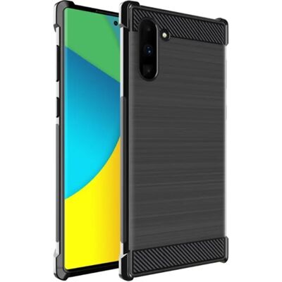 IMAK Samsung Note 10 IMAK VEGA szilikon telefonvédő ütésállóság, karbon minta, FEKETE IMAK Samsung Note 10 IMAK VEGA szilikon telefonvédő ütésállóság, karbon minta, FEKETE