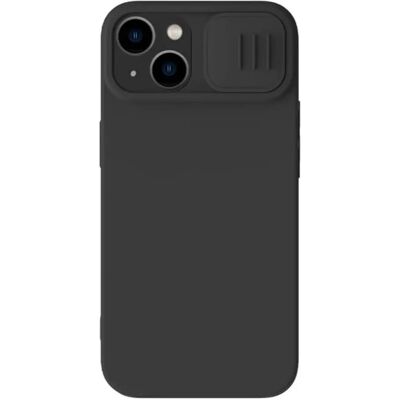 NILLKIN iPhone 14 Plus NILLKIN CAMSHIELD SILKY szilikon telefonvédő matt, MagSafe, FEKETE NILLKIN iPhone 14 Plus NILLKIN CAMSHIELD SILKY szilikon telefonvédő matt, MagSafe, FEKETE