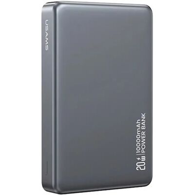 USAMS CY SERIES vésztöltő Type-C 10000mAh, PD gyorstöltő, TITÁNSZÜRKE USAMS CY SERIES vésztöltő Type-C 10000mAh, PD gyorstöltő, TITÁNSZÜRKE