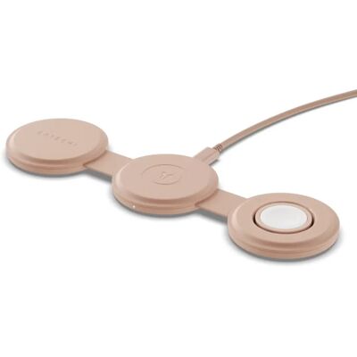 SATECHI OntheGo™ Qi2 3 az 1-ben vezeték nélküli töltőpad sivatag rózsaszín SATECHI OntheGo™ Qi2 3 az 1-ben vezeték nélküli töltőpad sivatag rózsaszín