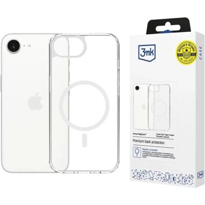 3MK Armor MagCase tok Apple iPhone 16e átlátszó 3MK Armor MagCase tok Apple iPhone 16e átlátszó