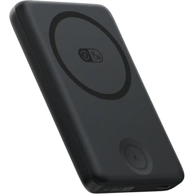 BASEUS EnerFill FT11 Magnetic Vezeték nélküli Power Bank 10000mAh 27W + USB-C kábel fekete BASEUS EnerFill FT11 Magnetic Vezeték nélküli Power Bank 10000mAh 27W + USB-C kábel fekete