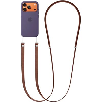Apple Crossbody pánt - sienai barna Apple Crossbody pánt - sienai barna