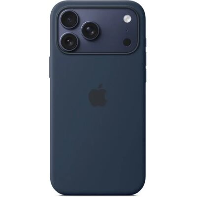 Apple MagSafe rögzítésű szilikon tok iPhone 17 Pro Max éjfekete Apple MagSafe rögzítésű szilikon tok iPhone 17 Pro Max éjfekete
