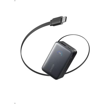ANKER Nano Powerbank 10000mAh 45W fix USB-C kábel fekete ANKER Nano Powerbank 10000mAh 45W fix USB-C kábel fekete