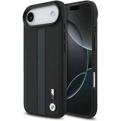 BMW M Perforated Stripe Logo MagSafe tok iPhone Air fekete-kék BMW M Perforated Stripe Logo MagSafe tok iPhone Air fekete-kék