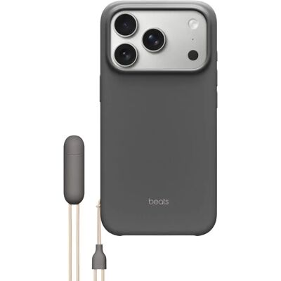 Apple Beats MagSafe rögzítésű kameravezérlő kompatibilis tok támasszal iPhone 17 Pro gránitszürke Apple Beats MagSafe rögzítésű kameravezérlő kompatibilis tok támasszal iPhone 17 Pro gránitszürke