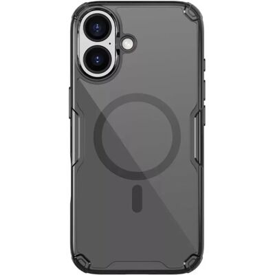 NILLKIN Nature Pro Magnetic hátlap Apple iPhone 17 átlátszó-fekete NILLKIN Nature Pro Magnetic hátlap Apple iPhone 17 átlátszó-fekete