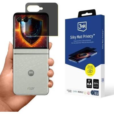 3MK Silky Matt Privacy betekintésvédő fólia Motorola Razor 60 3MK Silky Matt Privacy betekintésvédő fólia Motorola Razor 60