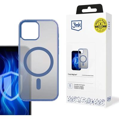 3MK Frosty MagCase tok Apple iPhone 14 füstös-kék 3MK Frosty MagCase tok Apple iPhone 14 füstös-kék
