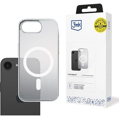 3MK Frosty MagCase tok Apple iPhone 16e füstös-fehér 3MK Frosty MagCase tok Apple iPhone 16e füstös-fehér