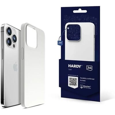 3MK Hardy Silicone MagCase tok iPhone 14 Pro fehér 3MK Hardy Silicone MagCase tok iPhone 14 Pro fehér