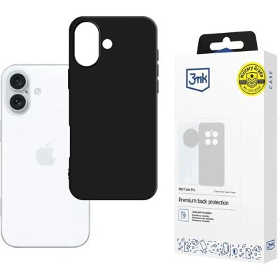 3MK Matt Case Pro hátlaptok iPhone 16 fekete 3MK Matt Case Pro hátlaptok iPhone 16 fekete