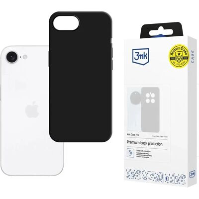 3MK Matt Case Pro hátlaptok iPhone 16e fekete 3MK Matt Case Pro hátlaptok iPhone 16e fekete
