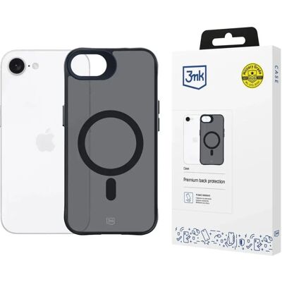 3MK Smoke MagCase MagSafe tok iPhone 16e füstös fekete 3MK Smoke MagCase MagSafe tok iPhone 16e füstös fekete