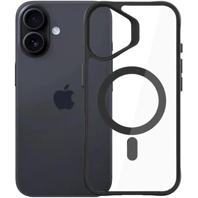 3MK Satin Armor MagCase MagSafe tok iPhone 17 fekete-átlátszó 3MK Satin Armor MagCase MagSafe tok iPhone 17 fekete-átlátszó