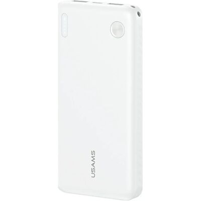 USAMS PB83 Power Bank 2xUSB 1xUSB-C 10000mAh 20W fehér USAMS PB83 Power Bank 2xUSB 1xUSB-C 10000mAh 20W fehér