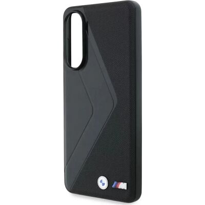 BMW Leather Oversized Stripes MagSafe tok Samsung Galaxy S25 Edge fekete BMW Leather Oversized Stripes MagSafe tok Samsung Galaxy S25 Edge fekete
