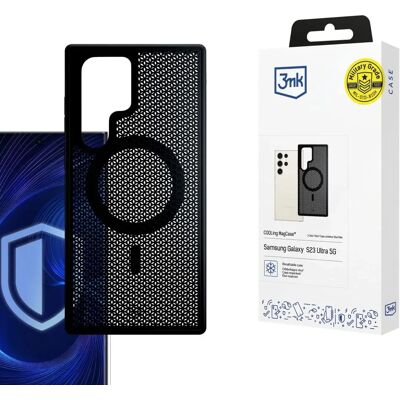 3MK COOLing MagCase légáteresztő tok Samsung Galaxy S24 Ultra fekete 3MK COOLing MagCase légáteresztő tok Samsung Galaxy S24 Ultra fekete