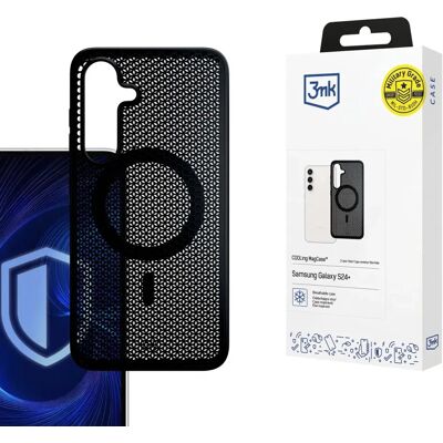 3MK COOLing MagCase légáteresztő tok Samsung Galaxy S24+ fekete 3MK COOLing MagCase légáteresztő tok Samsung Galaxy S24+ fekete