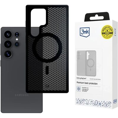 3MK COOLing MagCase légáteresztő tok Samsung Galaxy S25 Ultra fekete 3MK COOLing MagCase légáteresztő tok Samsung Galaxy S25 Ultra fekete