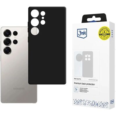 3MK Matt Case Pro hátlaptok Samsung Galaxy S24 Ultra fekete 3MK Matt Case Pro hátlaptok Samsung Galaxy S24 Ultra fekete