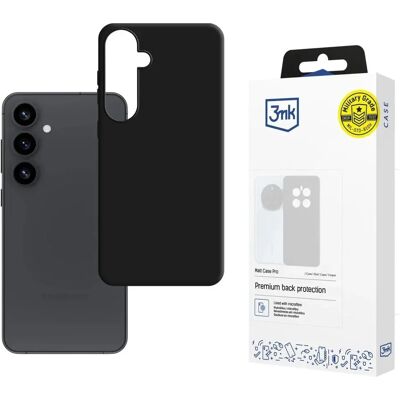 3MK Matt Case Pro hátlaptok Samsung Galaxy S25 fekete 3MK Matt Case Pro hátlaptok Samsung Galaxy S25 fekete