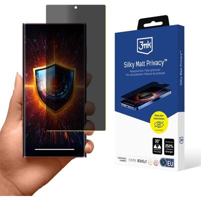 3MK adatvédelmi képernyővédő Samsung Galaxy S23 Ultra - Matt és Selymes Finis 3MK adatvédelmi képernyővédő Samsung Galaxy S23 Ultra - Matt és Selymes Finis