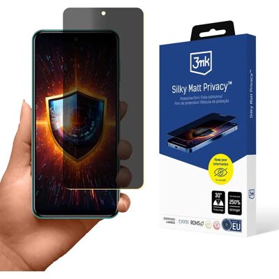 3MK Silky Matt Privacy védőfólia Xiaomi Redmi Note 9 Pro 4G-hez 5903108576758 3MK Silky Matt Privacy védőfólia Xiaomi Redmi Note 9 Pro 4G-hez 5903108576758