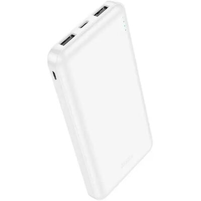 HOCO Vésztöltő 2x USB aljzat 10000mAh 2.1A gyorstöltő fehér HOCO Vésztöltő 2x USB aljzat 10000mAh 2.1A gyorstöltő fehér