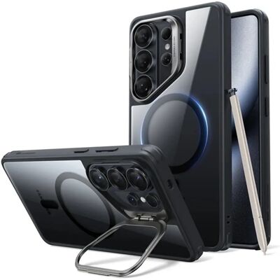 ESR CLASSIC HYBRID szilikon telefonvédő Samsung S26 Ultra ütésállóság légpárnás sarok kitámasztó MagSafe átlátszó fekete GP-180803 ESR CLASSIC HYBRID szilikon telefonvédő Samsung S26 Ultra ütésállóság légpárnás sarok kitámasztó MagSafe átlátszó fekete GP-180803
