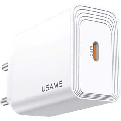 USAMS T69 hálózati töltő Type-C aljzat 20W gyorstöltő 3.0 FEHÉR CC325TC01 USAMS T69 hálózati töltő Type-C aljzat 20W gyorstöltő 3.0 FEHÉR CC325TC01