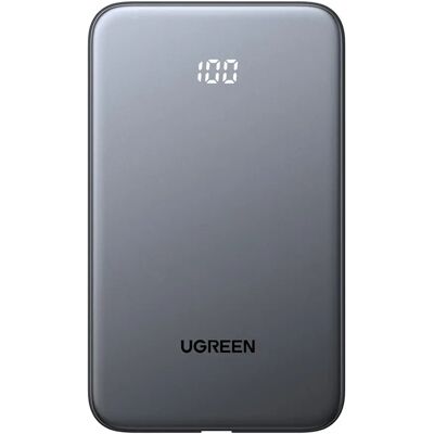 UGREEN PB526 Powerbank 10000mAh 20W beépített USB-C kábellel szürke UGREEN PB526 Powerbank 10000mAh 20W beépített USB-C kábellel szürke