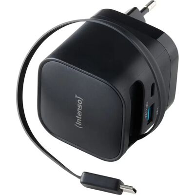 INTENSO W65ACIC GaN Power Adapter 65W fekete 7806520 INTENSO W65ACIC GaN Power Adapter 65W fekete 7806520