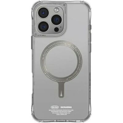 SKINARMA Saido iPhone 16 Pro MagSafe mágneses tok ezüst SP113372 SKINARMA Saido iPhone 16 Pro MagSafe mágneses tok ezüst SP113372