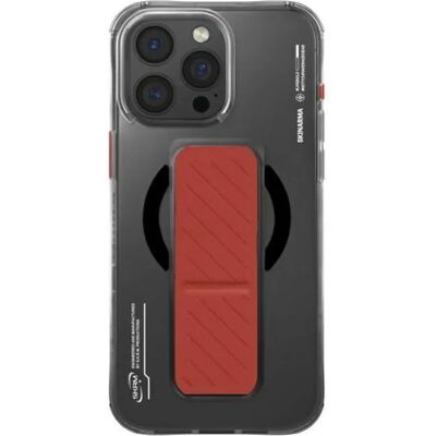 SKINARMA Magma iPhone 16 Pro mágneses tok kitámasztóval MagSafe fekete SP113428 SKINARMA Magma iPhone 16 Pro mágneses tok kitámasztóval MagSafe fekete SP113428