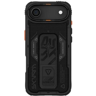 SKINARMA Phantom iPhone Air (2025) mágneses tok MagSafe kitámasztóval fekete SP113506 SKINARMA Phantom iPhone Air (2025) mágneses tok MagSafe kitámasztóval fekete SP113506