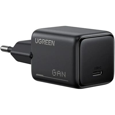 UGREEN X517 GaN hálózati töltő 25W fekete UGREEN X517 GaN hálózati töltő 25W fekete