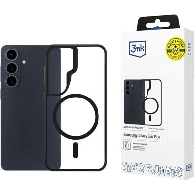 3MK Satin Armor MagCase tok Samsung Galaxy S26+ átlátszó 3MK Satin Armor MagCase tok Samsung Galaxy S26+ átlátszó
