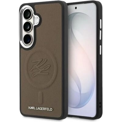 KARL LAGERFELD Embossed Ring Initials MagSafe mágneses tok Samsung Galaxy S26 barna SP113747 KARL LAGERFELD Embossed Ring Initials MagSafe mágneses tok Samsung Galaxy S26 barna SP113747