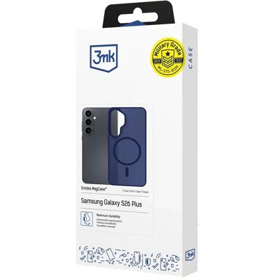 3MK Smoke MagCase tok Samsung Galaxy S26+ kék-átlátszó 3MK Smoke MagCase tok Samsung Galaxy S26+ kék-átlátszó