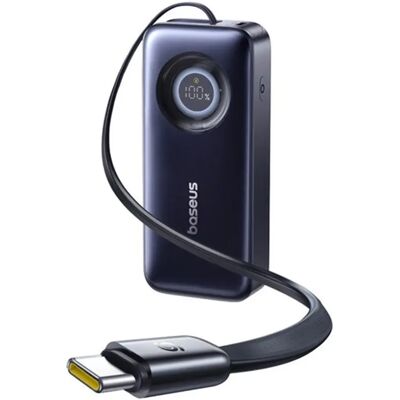BASEUS EnerCore CR11 Power Bank 20000mAh 67W + USB-C kábel fekete E0027H00 BASEUS EnerCore CR11 Power Bank 20000mAh 67W + USB-C kábel fekete E0027H00