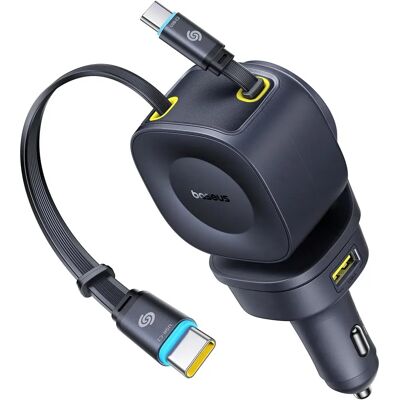 BASEUS PrimeTrip VR2 Max autós gyorstöltő 100W 3×USB-C + 1×USB-A fekete C0206601 BASEUS PrimeTrip VR2 Max autós gyorstöltő 100W 3×USB-C + 1×USB-A fekete C0206601