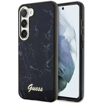 Guess Márvány Gyűjtemény - Samsung Galaxy S23 Tok Fekete Guess Márvány Gyűjtemény - Samsung Galaxy S23 Tok Fekete